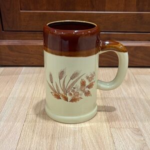Rare Vintage Country Wheat Ceramic Beer Stein